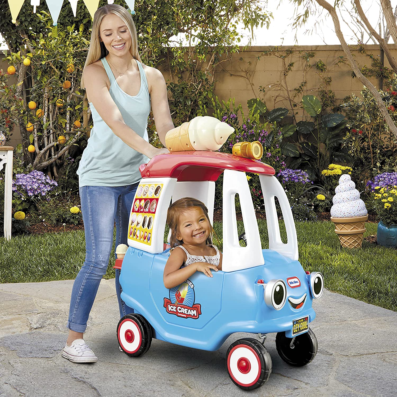 ใหม่ ขาไถ Little Tikes Cozy Ice Cream Truck ราคา 5,990 บาท