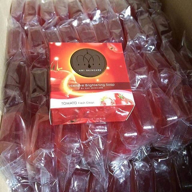 สบู่มะเขือเทศ Tomato Soap by ami (Ami intensive brightening soap)