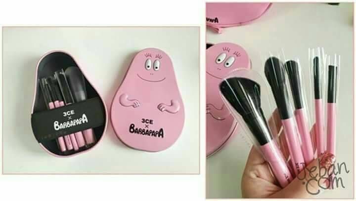 3ce x Barbapapa brush kit (เซทแปรง3ceเล็ก)