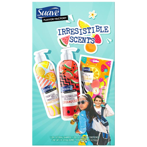 แชมพูและครีมนวด Suave Flavor Factory Irresistible Scents Variety Pack, 3 ct. ราคา 990 บาท