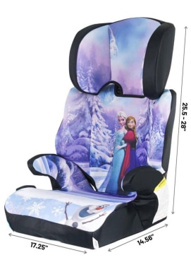 บูสเตอร์ซีท คาร์ซีทสำหรับเด็กโต แบบแยกส่วนได้ ลาย Frozen 2 KidsEmbrace High-Back Booster Car Seat, Disney Frozen Elsa and Anna