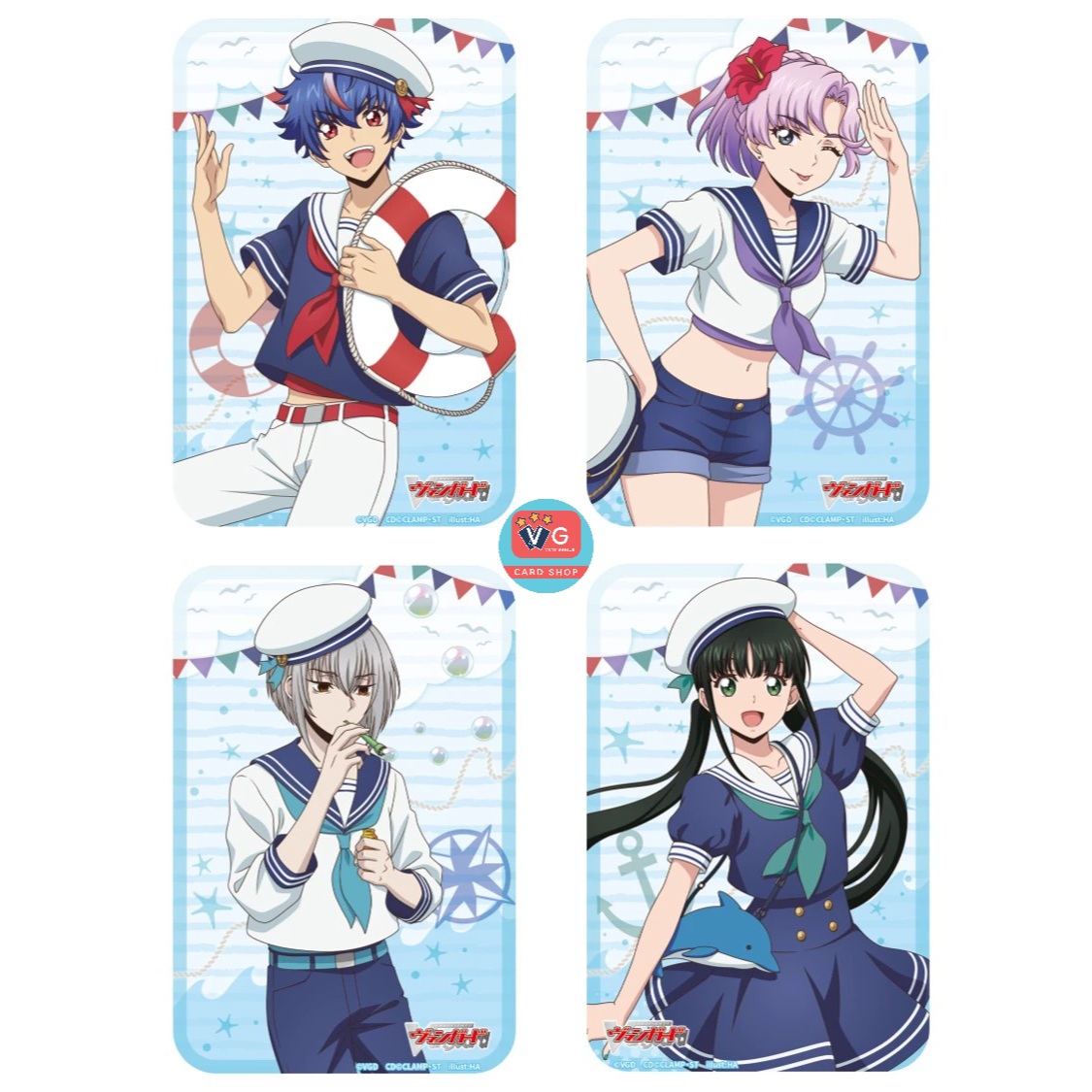[4ใบ] Bushiroad Sleeve Vanguard Marine Style Ver.