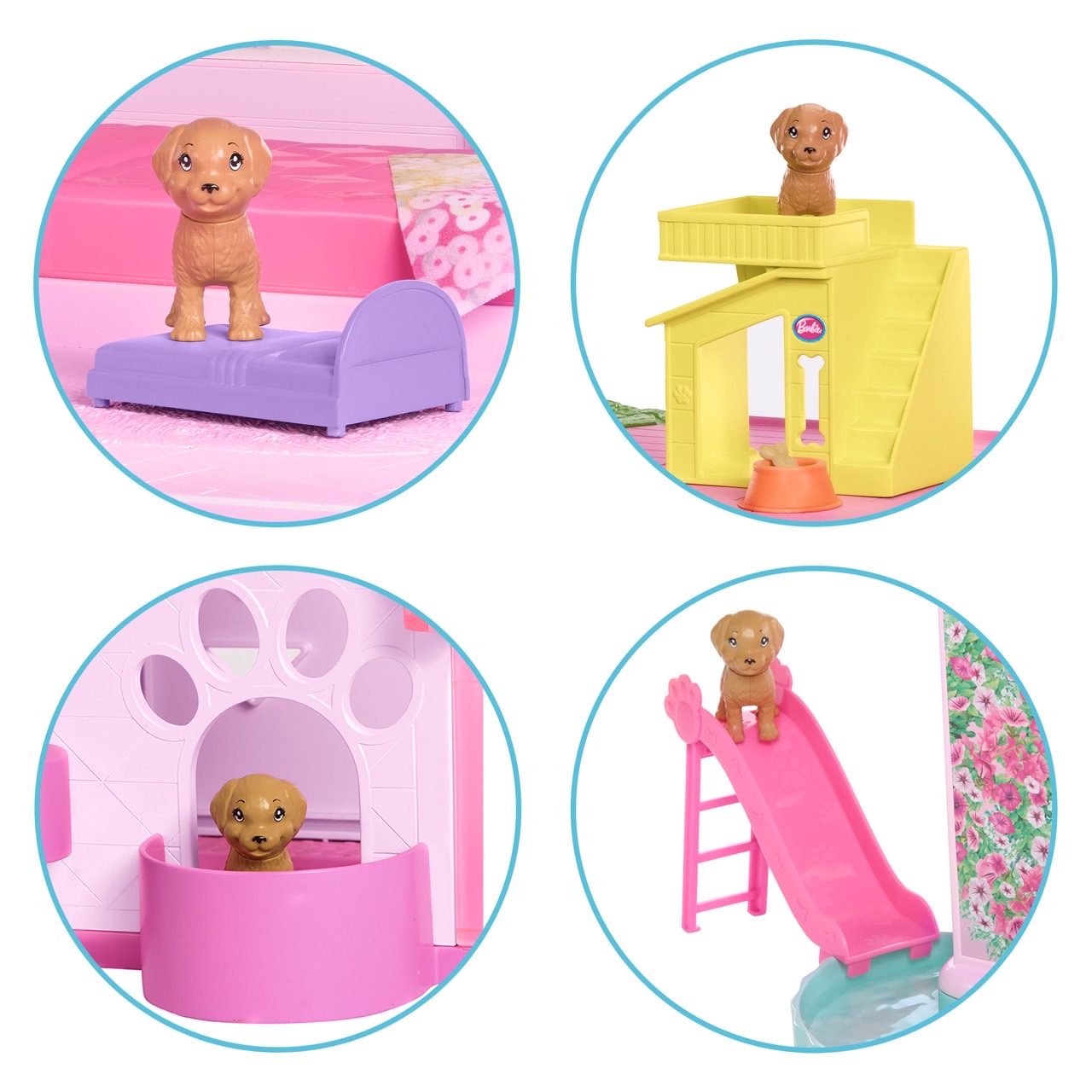นำเข้า🇺🇸 บ้านตุ๊กตาบาร์บี้แบบในหนัง Barbie Dreamhouse 2023, Pool Party Doll House with 75+ Pieces and 3-Story Slide, Barbie House Playset, Pet Elevator and Puppy Play Areas, ราคา 12,900 บาท