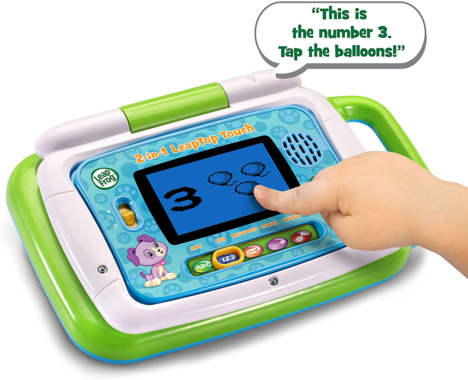 LeapFrog 2-in-1 LeapTop Touch,Green ราคา 2,990 - บาท