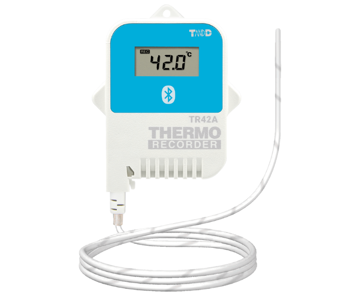 T&D รุ่นTR-42Aเครื่องวัดและบันทึกอุณหภูมิตัวเครื่องกันน้ำได้,Temperature1ch(External)IP64 Data Logger,range:-60～155°C