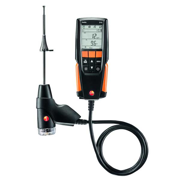 TESTO รุ่นTESTO310เครื่องวิเคราะห์ก๊าซไอเสียจากการเผาไหม้Testo Combustion Exhaust Gas Analyzer TESTO310