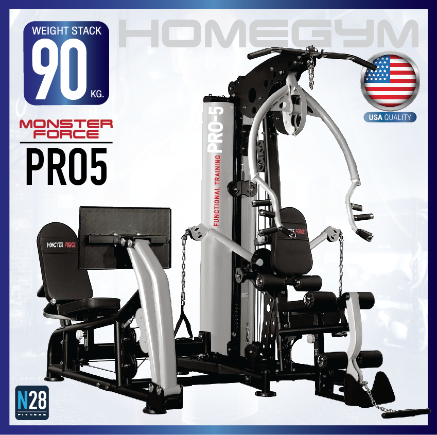 Homegym Monster ForcePro5 โฮมยิม 2 STATION USA