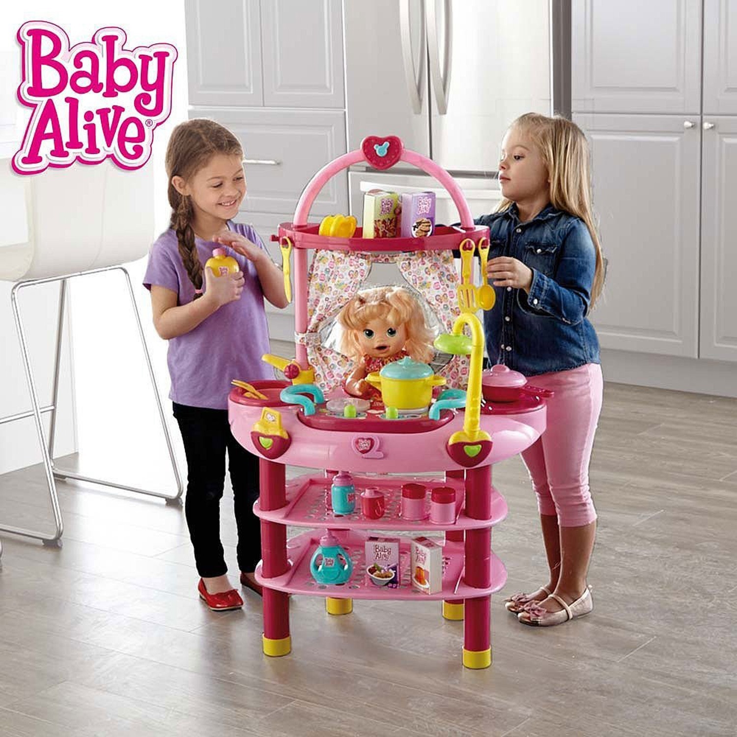ชุดเลี้ยงน้อง Baby Alive Doll 3 in 1 Cook ’n Care Play Set ลิขสิทธิ์แท้จาก อเมริกา