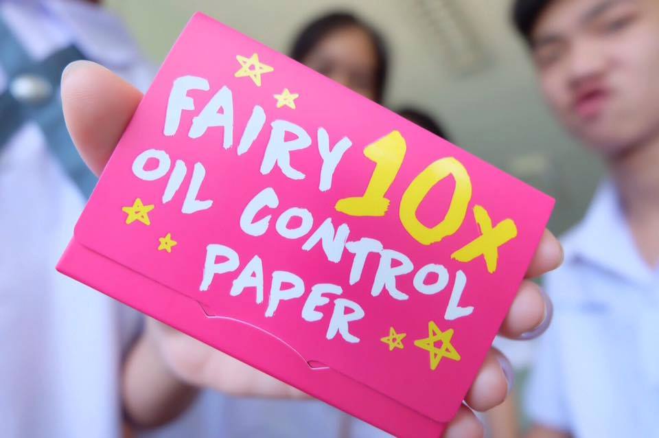 กระดาษซับมันชาโคล (Fairy 10X Oil Control Paper By Fairy Fanatic)