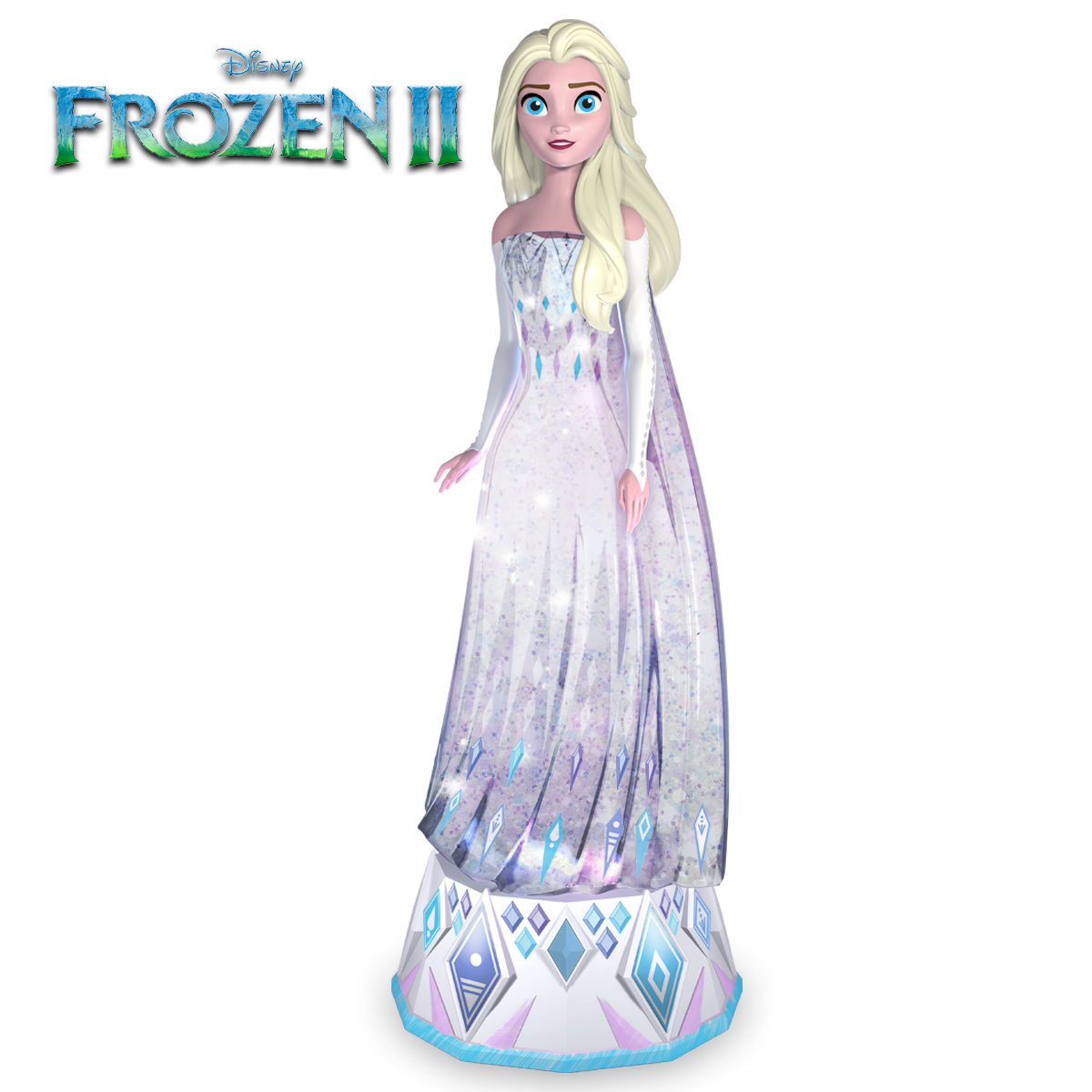 พร้อมส่ง ตุ๊กตา Elsa ตั้งโชว์ มีไฟ Disney Frozen 2 Light and Sparkle ราคา 1,450 บาท