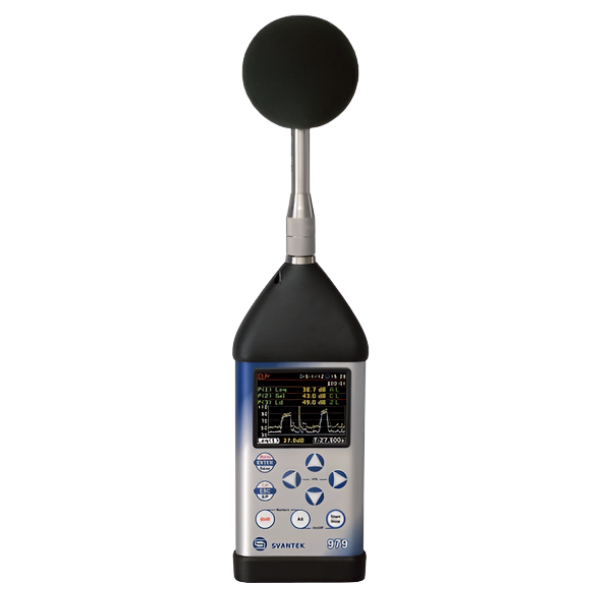 Svantek รุ่นSV-979เครื่องวัดระดับเสียงและการสั่นสะเทือน,Class1 Sound&Vibration Analyzer