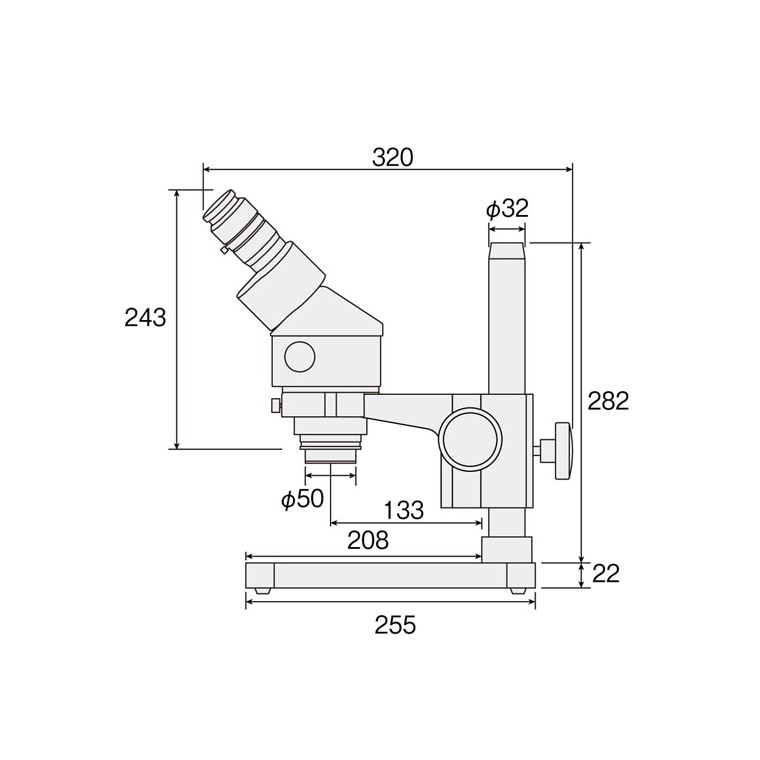 Hozan รุ่นL-46กล้องจุลทรรศน์แบบสามมิติ(ชนิดซูม),Stereoscopic Microscope(Zoom Type),Objective Lens:0.7～4.5x