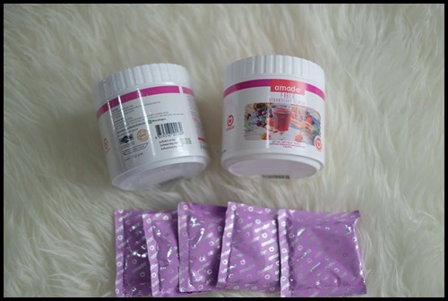 อมาโด้ไฟเบอร์ Amado Fiber Strawberry Flavor แพคเกจใหม่