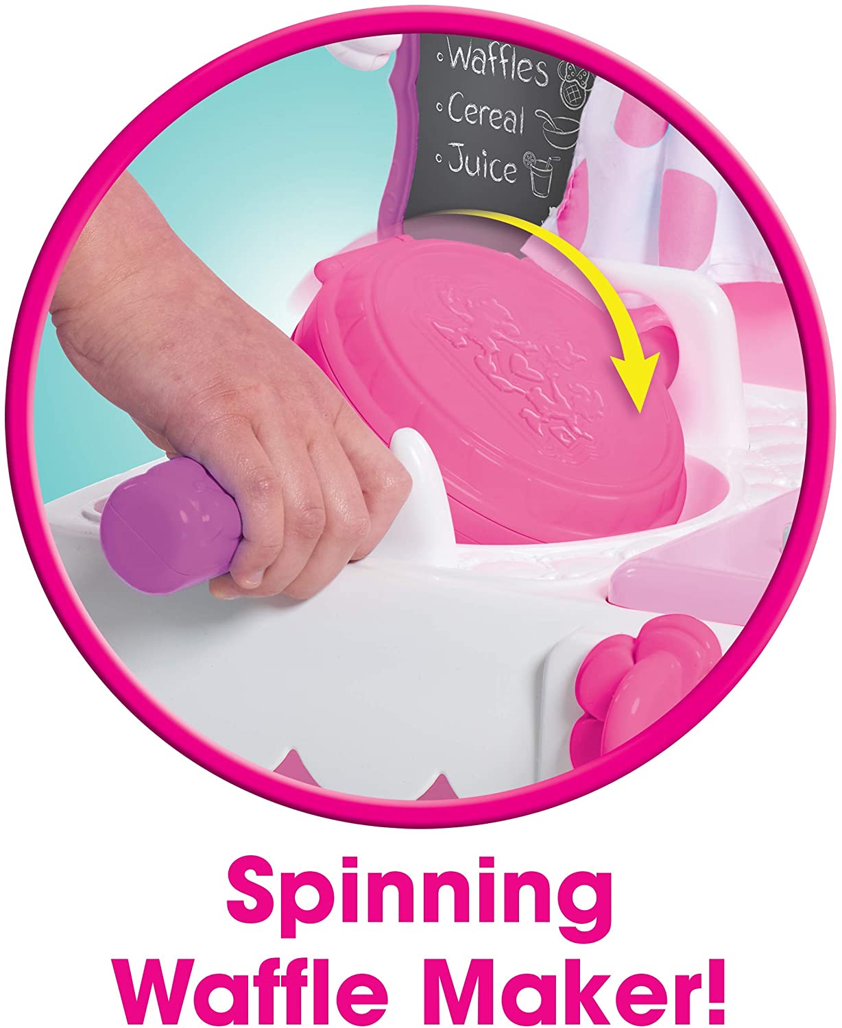 Minnie's Happy Helpers Brunch Café Playset ชุดครัวเด็ก ชุดครัวจำลอง มินนี่เม้าส์ รุ่นใหม่ล่าสุด มาพร้อมกับอุปกรณ์เสริม 31 ชิ้น สีสันสดใสน่าเล่น ลิขสิทธิ์แท้ นำเข้าจากอเมริกา