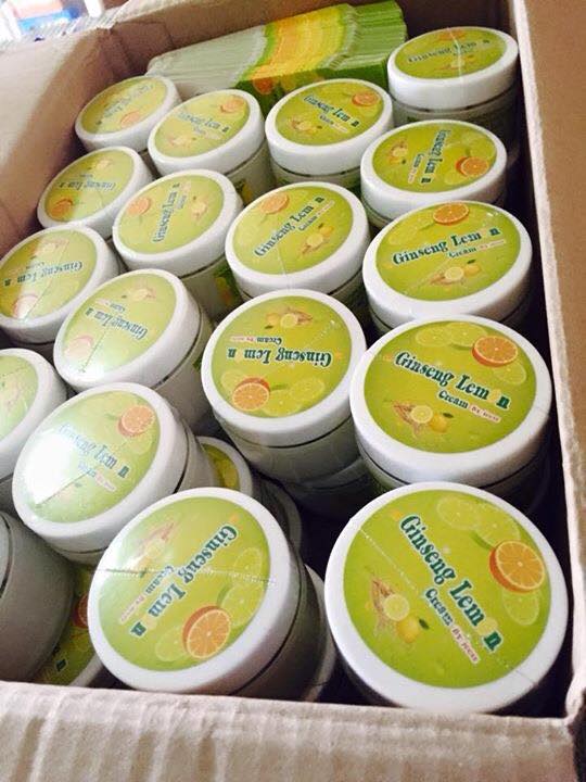 ครีมโสมมะนาว (Ginseng Lemon cream by Jeezz)