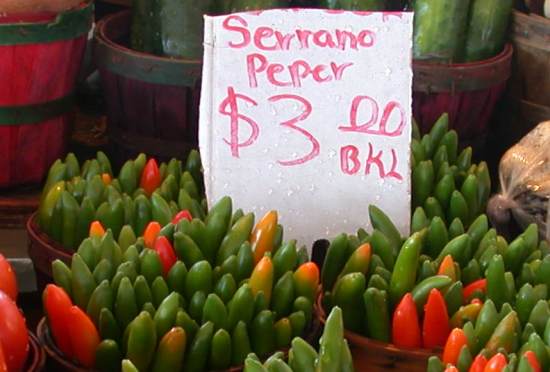 พริกเซอราโน - Serrano Pepper