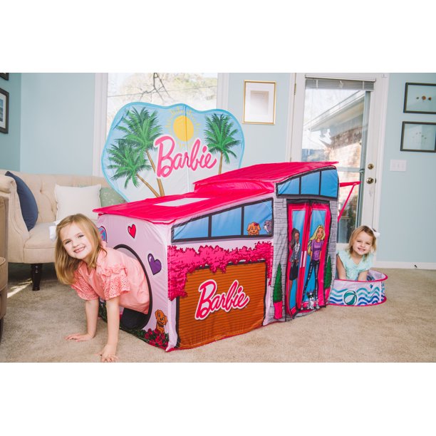เต็นท์ป๊อปอัพ ตุ๊กตาบาร์บี้ Dreamhouse ประกอบง่าย มาพร้อมลูกบอลพลาสติกปลอดสารพิษและ Ball Pit- 7 'Long ราคา 1690 - บาท