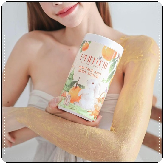 สครับพิชชี่ PHITCHII BY PHITCHAYA AHA FACE & BODY SCRUB