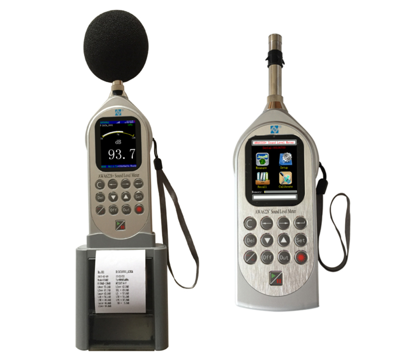 AWA รุ่นAWA-6228+เครื่องวัดระดับเสียงแบบมัลติฟังก์ชั่นความแม่นยำสูง,Multifunction Sound Level Meter,Class1,Meas.range:20～142dB