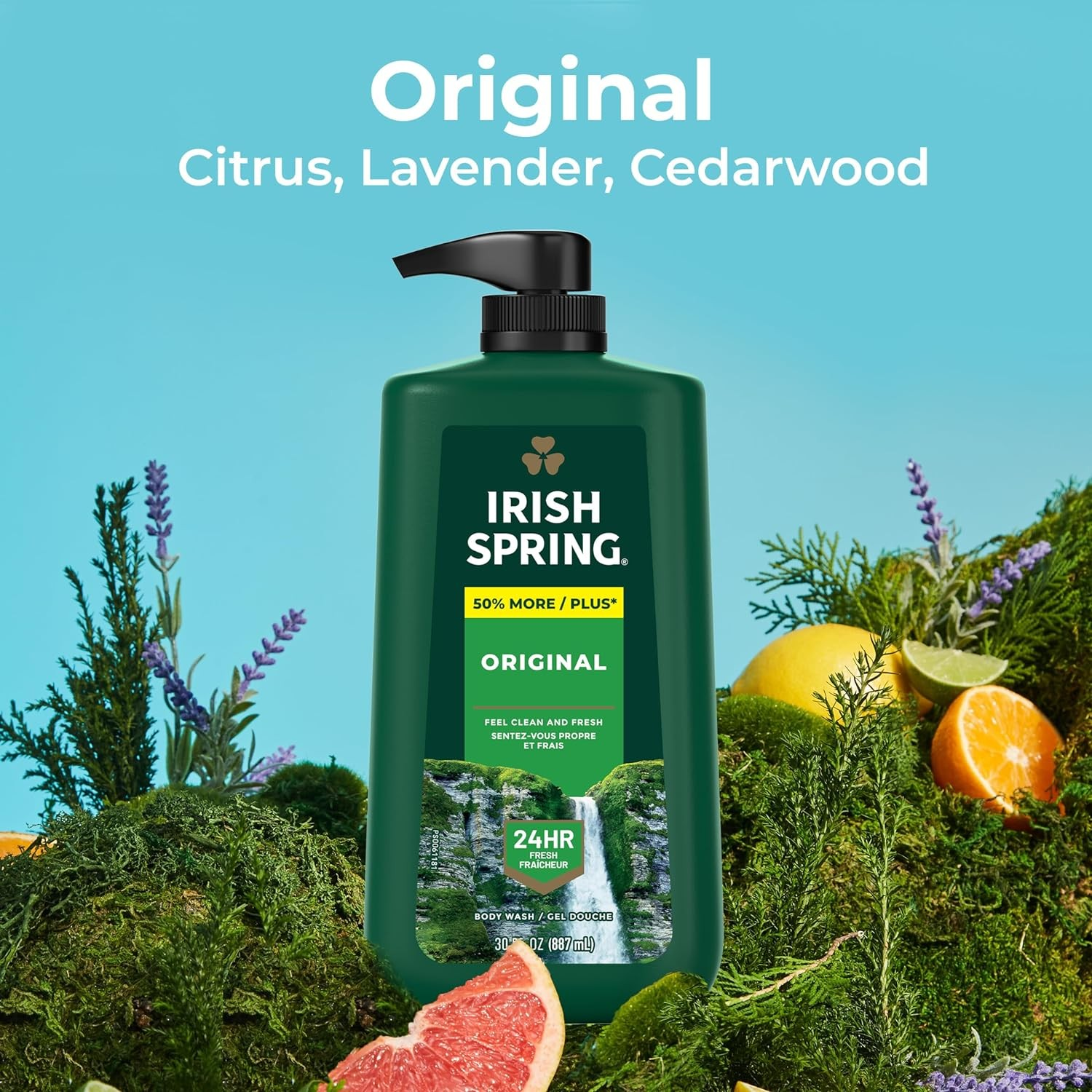 NEW สบู่เหลว🔥นำเข้า🇺🇸 Irish Spring Men's Body Wash Pump, Original Clean Body Wash for Men - สบู่เหลว กลิ่น Original Clean สำหรับผู้ชายหอมสดชื่น ราคา 650 บาท / ขวด - ราคา 1200 / แพค