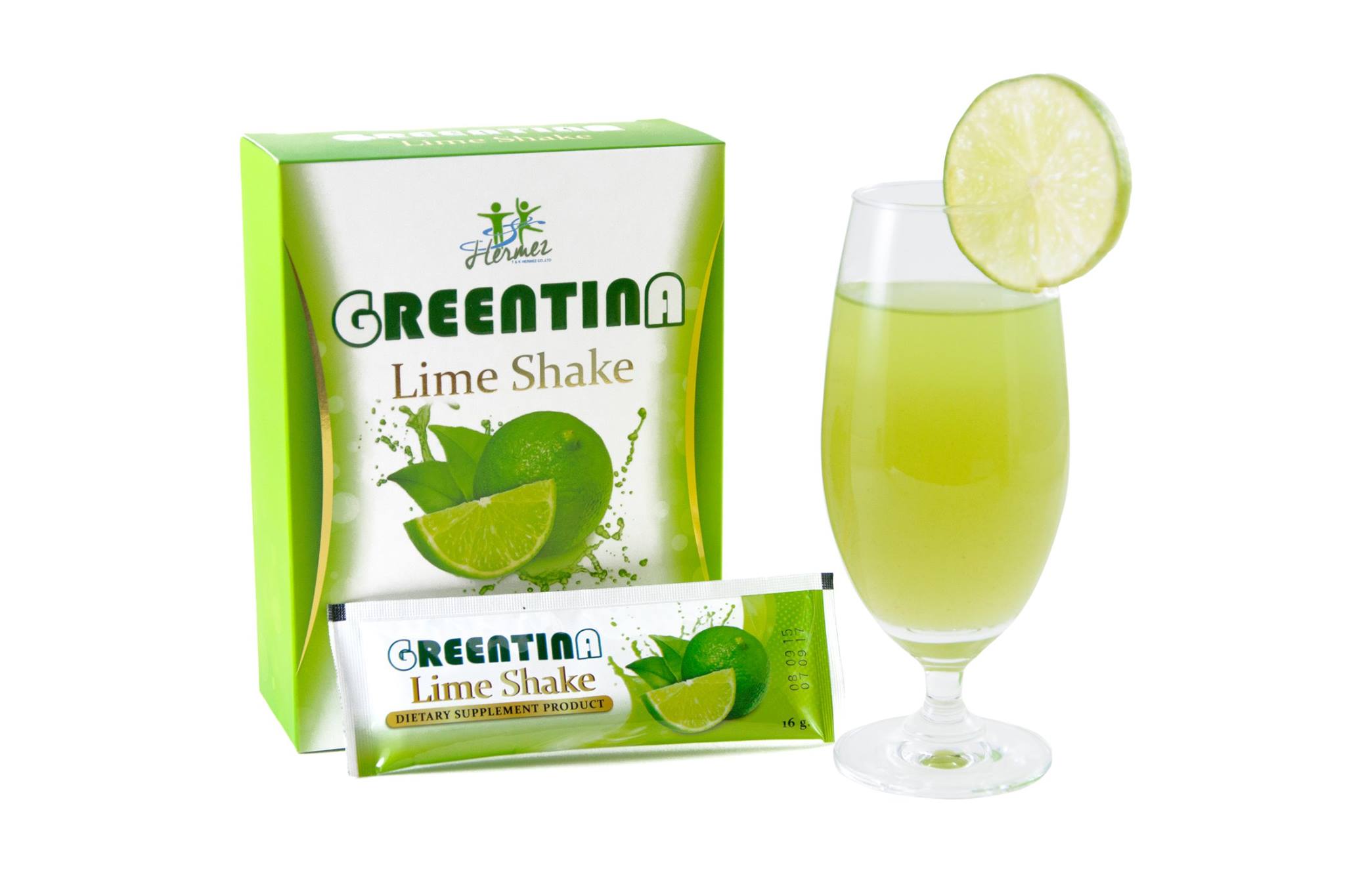 กรีนติน่า ไลม์เชค ชามะนาวลดน้ำหนัก (Greentina Lime Shake)