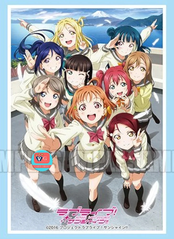 สลีฟบัดดี้ไฟท์ Event Limited Bushiroad Sleeve Collection Extra vol.163 Love Live! Sunshine !! Aqours ซองใส่การ์ด โปเกมอน 60ใบ