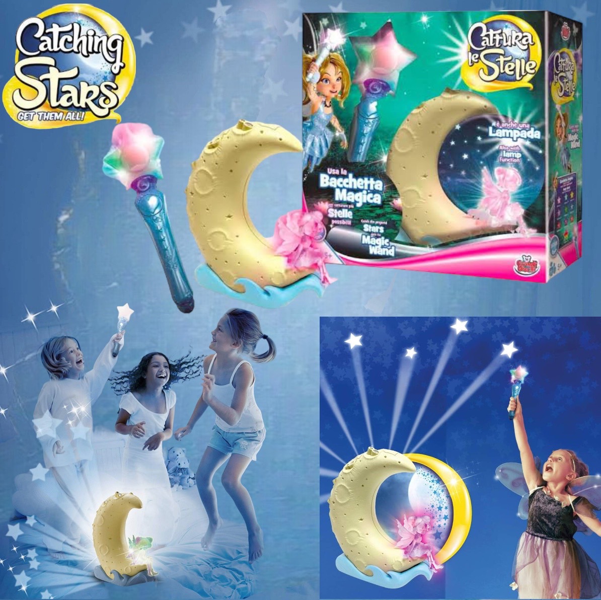 นำเข้า🇺🇸 Fotorama Kids Catching Stars Game with Magic Fairy Wand and Moonlight Star Projector , ราคา 1,690 บาท