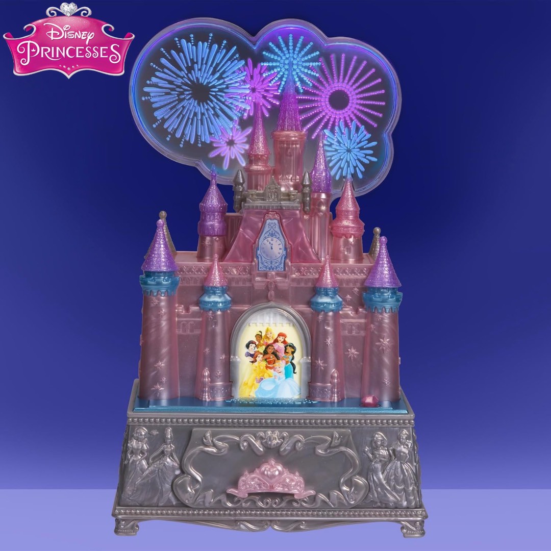 นำเข้า 🇺🇸 กล่องเครื่องประดับ Disney Princess Jewelry Box for Girls พร้อมดนตรีและการแสดงแสงสี ราคา 2,290 บาท