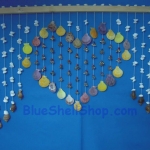 ม่านโค้งสั้นลายหัวใจเชลล์สี