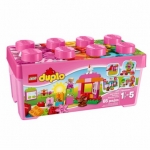 ชุดตัวต่อเลโก้ ดูโปร ยอดฮิต LEGO DUPLO All-in-One-Pink-Box-of-Fun Building Set