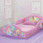 เตียงนอนเด็กเล็กลายเจ้าหญิงจากดิสนีย์ Disney Princess Plastic Sleep and Play Toddler Bed by Delta Children