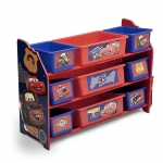 Delta Children Disney Pixar Cars Deluxe 9 Bin Plastic Organizer ชั้นเก็บของเด็กแบบกล่องพลาสติก 9 ช่อง หรูหรา ขนาดใหญ่ ลายคาร์ส ลิขสิทธิ์แท้จากอเมริกา