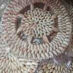 จานรองหม้อเปลือกหอยอันใหญ่ลายกลม