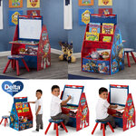 โต๊ะทำการบ้าน ชั้นวาง 3 in 1 ลาย พาวแพทโทรล Nick Jr. PAW Patrol Deluxe Kids Art Table, Easel, Desk, Stool & Toy Organizer by Delta Children ราคา 3,590 บาท