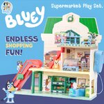 นำเข้า 🇺🇸 💙🧡 Bluey Supermarket Play Set พา Bluey และผองเพื่อนมาสนุกกับการซื้อของ ครบชุด และสินค้าจำลองน่ารักๆ ให้ลูกของคุณ