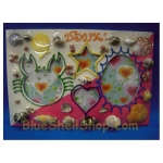 กรอบรูปพ่นทราย4ช่องชอบนะ@สีชมพู