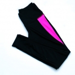 [Size S,M,L] กางเกง Legging ขายาว (สีดำแถบชมพู)