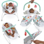 เปลสั่นอัตโนมัติ วินนี่เดอะพูห์ Bright Starts Disney Baby Winnie the Pooh Bouncer Seat - Happy Hoopla ราคา 1,990 บาท