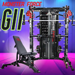 Smith Machine MONSTER FORCE G11+ม้านั่ง825+แผ่นน้ำหนัก 50 kg สมิทแมชชีนG11