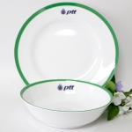 ถ้วย ชาม เมลามีน โลโก้ ปตท