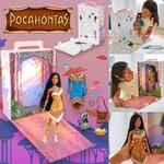 นำเข้า 🇺🇸 เซ็ทตุ๊กตาโพคาฮอนทัสและกิจกรรมระบายสีPocahontas Disney Story Doll 11" ราคา 1,590 บาท
