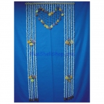 ม่านโค้งยาวทึบลายหัวใจเดี่ยว