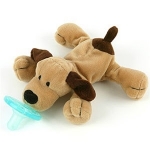 WubbaNub Brown Puppy Pacifier Toy By Wubbanub, USA จุกหลอก Wubbanub ลูกสุนัข