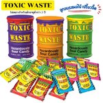 ของแท้🇺🇸📢 Toxic Waste Ultra Sour Candy -ลูกอมรสผลไม้เปรี้ยวแบ่งขาย 10 เม็ด/ 99 บาท คละรสชาติ