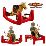 Rockin' Rider Legacy Grow-with-Me Pony ม้าโยกพร้อมเสียงปรับระดับได้ สีแดง