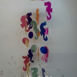 โมบายหอยกระดิ่งรูปม้าน้ำ