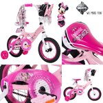 จักรยานเด็ก ลายมินนี่เม้าส์ ขนาด 12 นิ้วจาก Huffy Disney Minnie Mouse 12" Kids' Bike ลิขสิทธิ์แท้ นำเข้า USA ราคา 5590 บาท