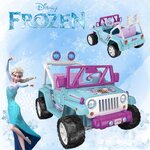 Power Wheels Disney Frozen Jeep Wrangler Ride-On Battery Powered Vehicle with Music Sounds & Storage, Preschool Kids Ages 3+ Years ราคา 16,900 บาท