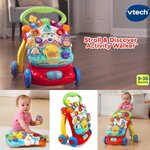 รถผลักเดิน Vtech ปรับหนืดได้รุ่นใหม่ล่าสุด ปี2022 VTech Stroll and Discover Activity Walker ราคา 2,290 บาท