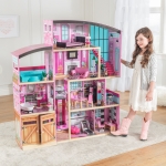 สินค้าใหม่!! KidKraft Shimmer Mansion Dollhouse บ้านตุ๊กตา คิดคราฟ ชิมเมอร์แมนชั่น หลังใหญ่ มีเสียงและไฟเวลาเล่น